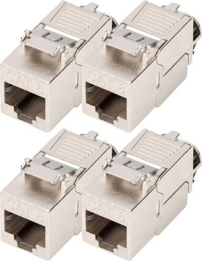 Digitus DN-93816-4 RJ45-Einbaumodul Keystone CAT 8.1 4 St.