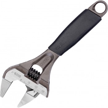 Llave ajustable "inglesa" de moleta central de gran apertura y mordaza extrafina ergo™ con mango de goma ref. 9029-t / 9031-t