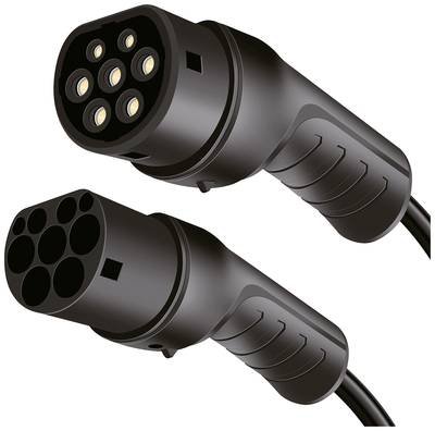 LogiLink EVC0127 eMobility Ladekabel 5 m Spiralkabel, mit Schutzkappe