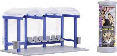Kibri 38142 H0 Deko-Set Bushaltestelle