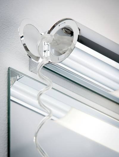 Paulmann Orgon 79713 LED-Spiegelleuchte 10.5 W Warmweiß Chrom, Weiß