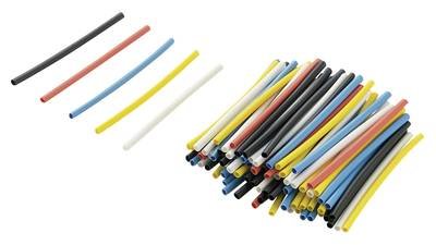 TRU COMPONENTS 1571318 Schrumpfschlauchsortiment Bunt 1.20 mm 0.60 mm Schrumpfrate:2:1 125 St.