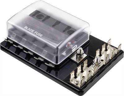 TRU COMPONENTS TC-9070604 KFZ-Sicherungshalter mit Statusanzeige Passend für (Sicherungen) Flachsicherung Standard 30 A