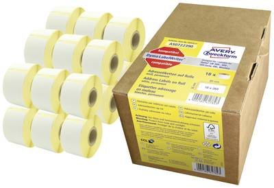 Avery-Zweckform Etiketten 89 x 36 mm Papier Weiß 4680 St. Permanent haftend AS0722390 Adress-Etiketten