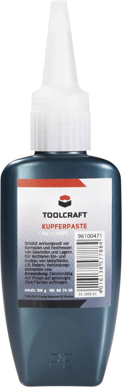 TOOLCRAFT 887426 Kupferpaste 100 g