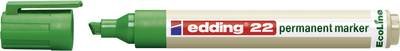 Edding edding 22 permanent marker EcoLine 4-22004 Permanentmarker Grün wasserfest: Ja