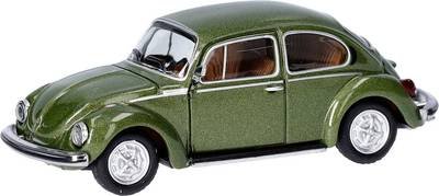 Herpa 430982-002 H0 PKW Modell Volkswagen Käfer 1303, moos metallic