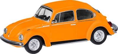 Herpa 421096-002 H0 PKW Modell Volkswagen Käfer 1303, leuchtorange
