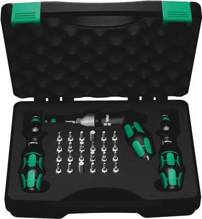 Wera 7445/46/47 Drehmoment-Schraubendreher-Set 27teilig