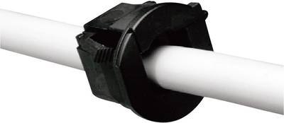 PB Fastener H-1857 Zugentlastung Klemm-Ø (max.) 9.8 mm Plattenstärke (max.) 4 mm Polyamid Schwarz 1 St.