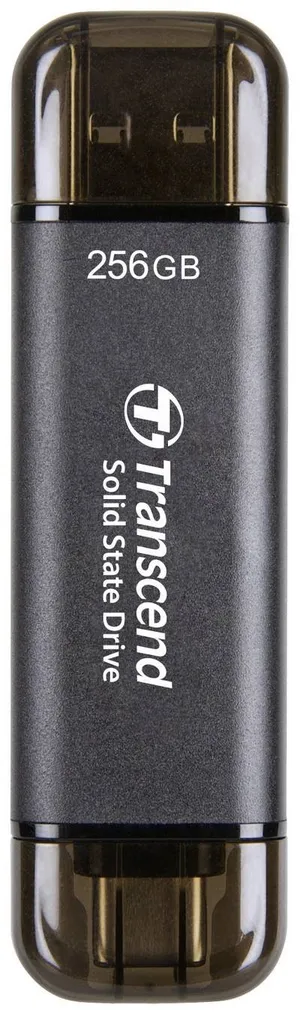 Transcend ESD310C 256 GB Externe SSD USB-A (USB 3.2 Gen 2), USB-C® Schwarz TS256GESD310C