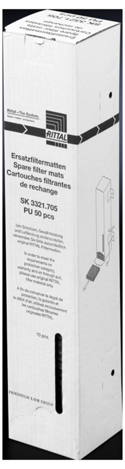 Rittal SK 3321.705 Ersatz-Filtermatte (B x H x T) 89 x 89 x 10 mm 50 St.
