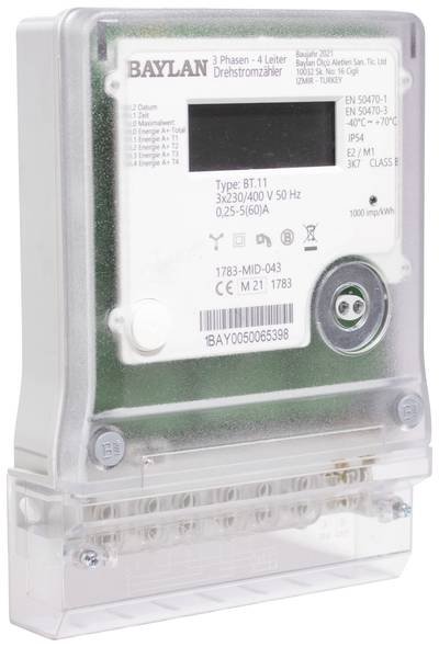 Counttec BT11 Drehstromzähler digital 60 A MID-konform: Ja 1 St.