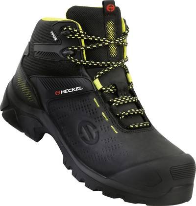 Heckel MACCROSSROAD 3.0 S3 HIGH 6731344 Sicherheitsstiefel S3 Schuhgröße (EU): 44 Schwarz, Gelb 1 Paar