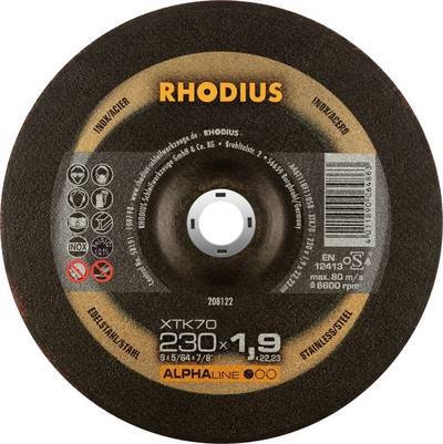 Rhodius 208122 Trennscheibe gekröpft 230 mm 1 St. Edelstahl, Stahl