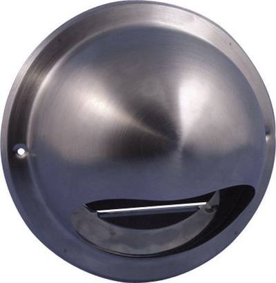 Wallair N34835 Ablufthaube Edelstahl Passend für Rohr-Durchmesser: 10 cm