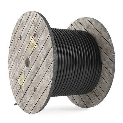 AS Schwabe 10040 Gummischlauchleitung H07RN-F 5 x 6 mm² Schwarz Meterware