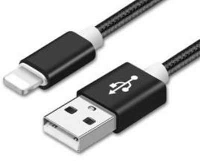 REEKIN USB-Kabel USB 2.0 USB-A Stecker, Apple Lightning Stecker 1.00 m Schwarz 4260272282368