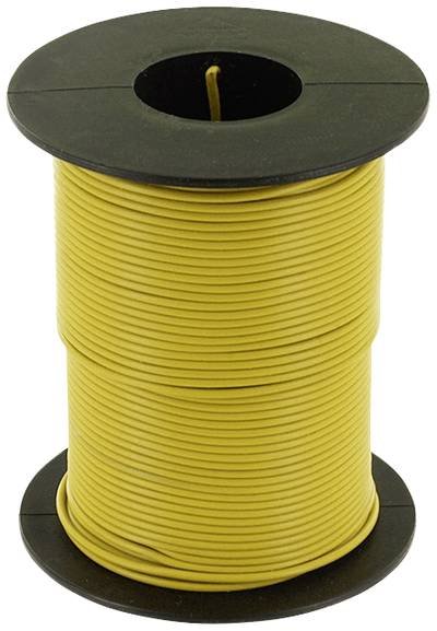 econ connect KL025GE50 Litze 1 x 0.25 mm² Gelb 50 m