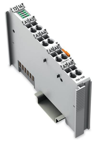 WAGO Wago 750-530, 8 Kanäle, 0,5 kV, Ausgang, 24 V, 12 x 100 x 67,8 mm, 0 - 95% SPS-Digitalausgangsmodul 750-530 1 St.
