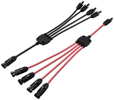 TRU COMPONENTS TC-12195724 Solar-Splitter 4 mm² 30 A Kabellänge 46 cm