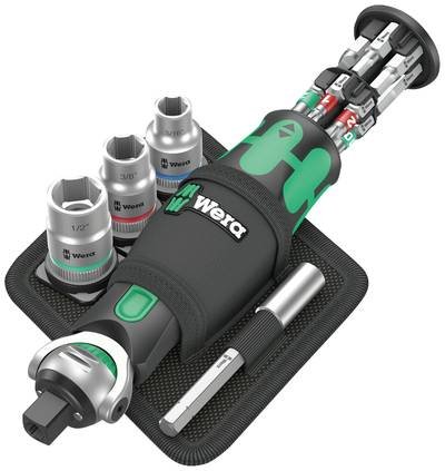 Wera Zyklop Pocket Set Imperial 2 Bit-Schraubendreher 1/4", 3/8"