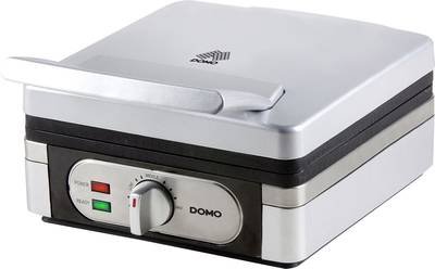 DOMO DO9047W Waffeleisen Silber
