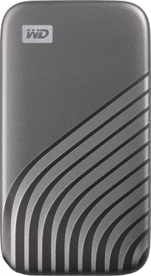 WD My Passport 500 GB Externe SSD-Festplatte 6.35 cm (2.5 Zoll) USB-C® Grau WDBAGF5000AGY-WESN