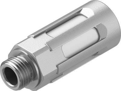 FESTO Schalldämpfer 6841 U-1/8-B 10 bar Polyethylen, Aluminium 1 St.