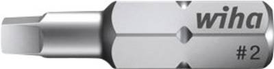 Wiha Vierkant-Bit 2 Chrom-Vanadium Stahl gehärtet C 6.3 1 St.