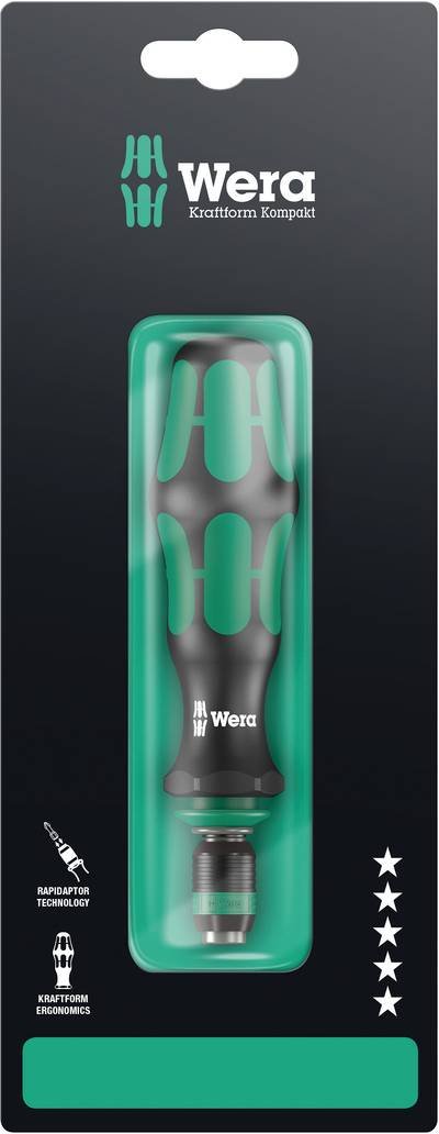 Wera 817 R Werkstatt Bit-Schraubendreher 1/4" (6.3 mm) DIN 3126, DIN ISO 1173