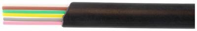 econ connect MPFK6SW Flachbandkabel Schwarz 100 m