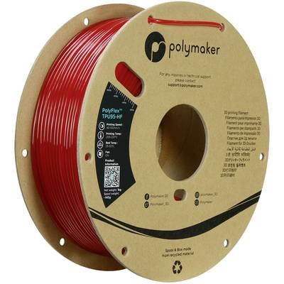 Polymaker PD03008 TPU95-HF Filament TPU, Flexibles Filament flexibel, Highspeed Filament, UV-beständig 2.85 mm 1000 g Ro