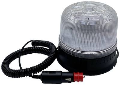 Berger & Schröter Rundumleuchte SM825HCAB 12 V, 24 V mit KFZ-Stecker, über Bordnetz Magnet-Befestigung, Schraubmontage,