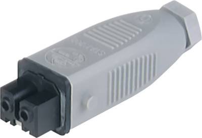 Hirschmann 932 037-106-1 Netz-Steckverbinder STAK Buchse, gerade Gesamtpolzahl: 2 + PE 16 A Grau 1 St.
