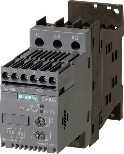 Siemens 3RW3018-1BB14 3RW30181BB14 Sanftstarter Motorleistung bei 400 V 7.5 kW Motorleistung bei 230 V 4 kW 400 V/AC Nen