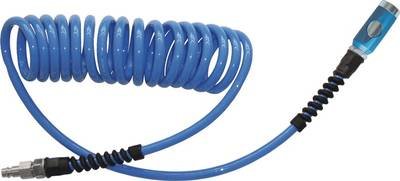 EWO Druckluft-Spiralschlauch 3.5 m 18 bar
