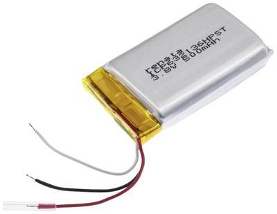 Renata ICP632136HPST Spezial-Akku Prismatisch Kabel LiPo 3.7 V 520 mAh 1 St.