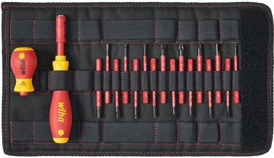 Wiha Wiha slimVario Starter Set 2831 - Schraubendreher-Bitsatz VDE Schraubendreher-Set 19teilig Schlitz, Kreuzschlitz Ph