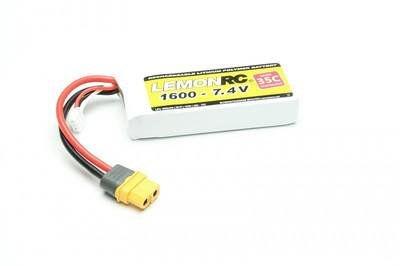 LemonRC Modellbau-Akkupack (LiPo) 7.4 V 1600 mAh Zellen-Zahl: 2 35 C Softcase XT60