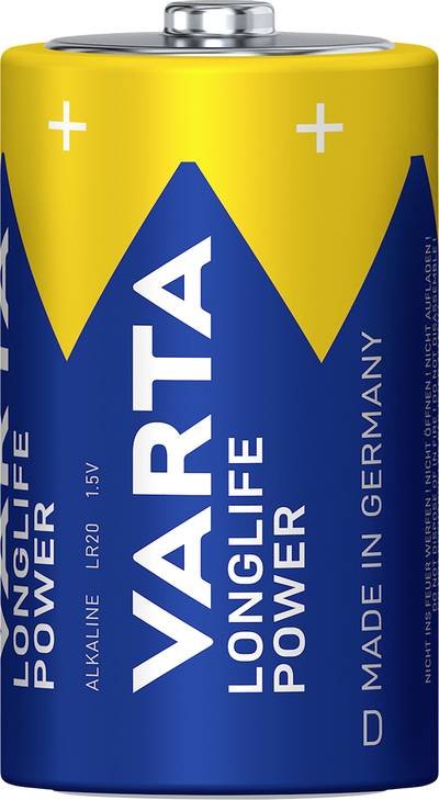 Varta Longlife Power D Mono (D)-Batterie Alkali-Mangan 15800 mAh 1.5 V 20 St.