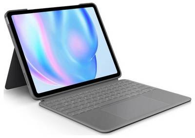 Logitech Combo Touch iPad Air 13" (M2/2024)/iPad Air 13" (M3/2025) Tablet-Tastatur mit Hülle Passend für Marke (Tablet):