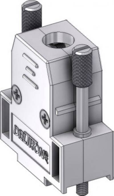 Deltron Connectors CTLM09M3 D-SUB Gehäuse Polzahl: 9 Kunststoff, metallisiert 180 ° Metall 1 St.