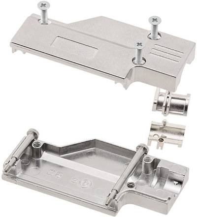 encitech DCMR09-HI-K 6560-0701-01 D-SUB Gehäuse Polzahl: 9 Zinkdruckguss 90 ° Metall 1 St.