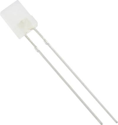 TRU COMPONENTS 1577446 LED bedrahtet Weiß Rechteckig 2 x 5 mm 1250 mcd 120 ° 20 mA