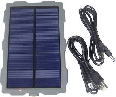 Berger & Schröter Wildcam 31884 Solar-Ladegerät Ladestrom Solarzelle 300 mA 1500 mAh