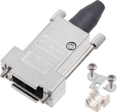 encitech DTSL09-RG-LJS-T-K 6560-0247-31 D-SUB Gehäuse Polzahl: 9 Vollmetall 180 ° Silber 1 St.