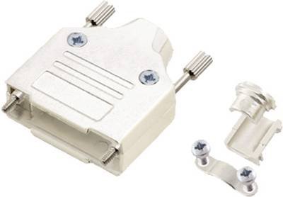 encitech MHDM15-K 6560-0136-02 D-SUB Gehäuse Polzahl: 15 Vollmetall 180 ° Silber 1 St.