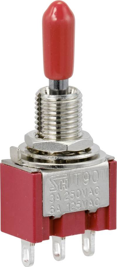 TRU COMPONENTS TC-9353984 Wippschalter 250 V/AC 3 A 1 x Ein/Aus/Ein rastend 1 St.