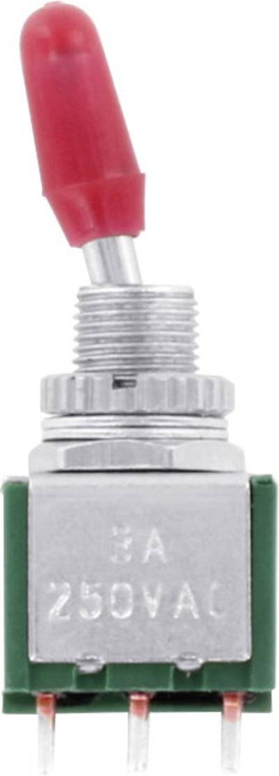 TRU COMPONENTS TC-MK225 TC-MK225 Kippschalter 125 V/AC 2 x Ein/Ein rastend 1 St.